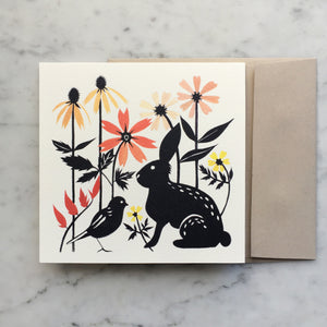 Peter and the Sparrow | Blank Greeting Card
