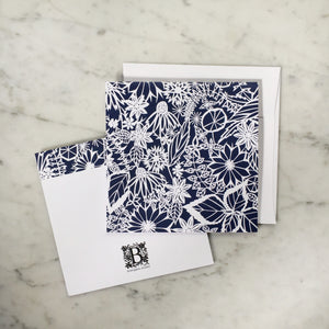 Summer Indigo | Blank Greeting Card