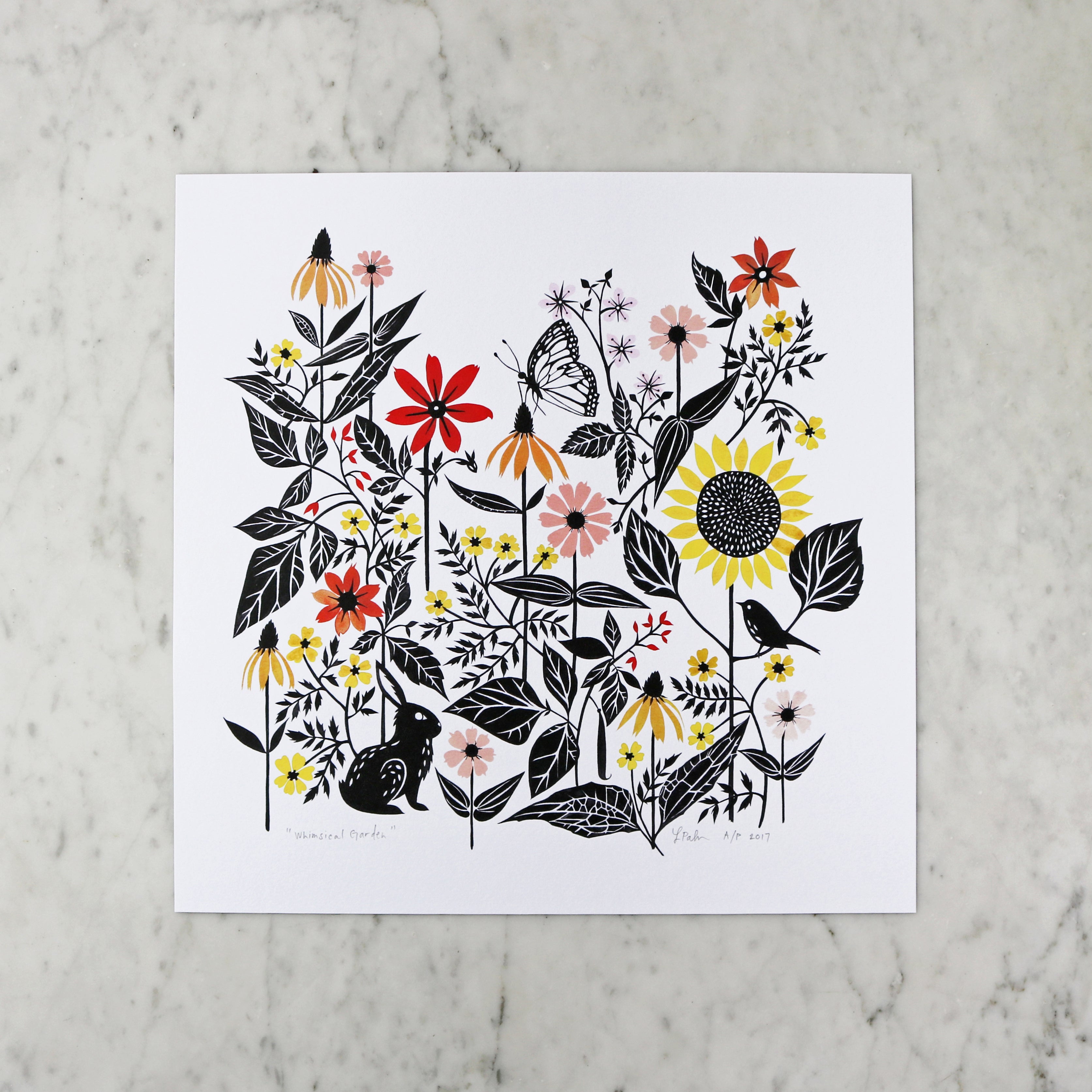 "Whimsical Garden" | Limited-Edition Art Print