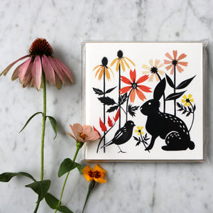 Whimsical Garden | Assorted Blank Greeting Card Set - 8 Cards