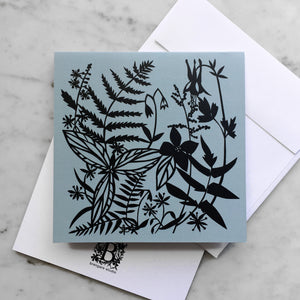Woodland Wildflowers | Blank Greeting Card